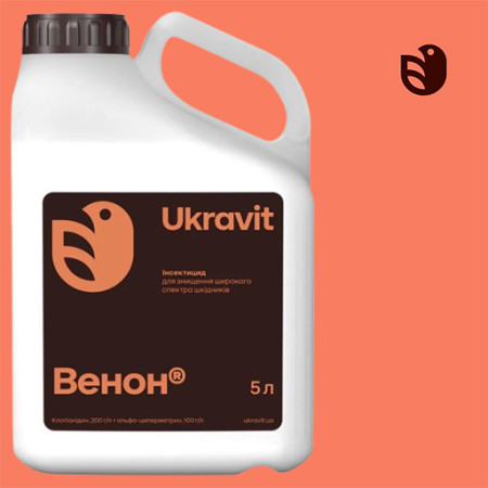 Інсектицид Венон Укравіт ✅ Контактно Системний інсектицид Інсектицид Венон Укравіт ✅ Контактно Системний інсектицид