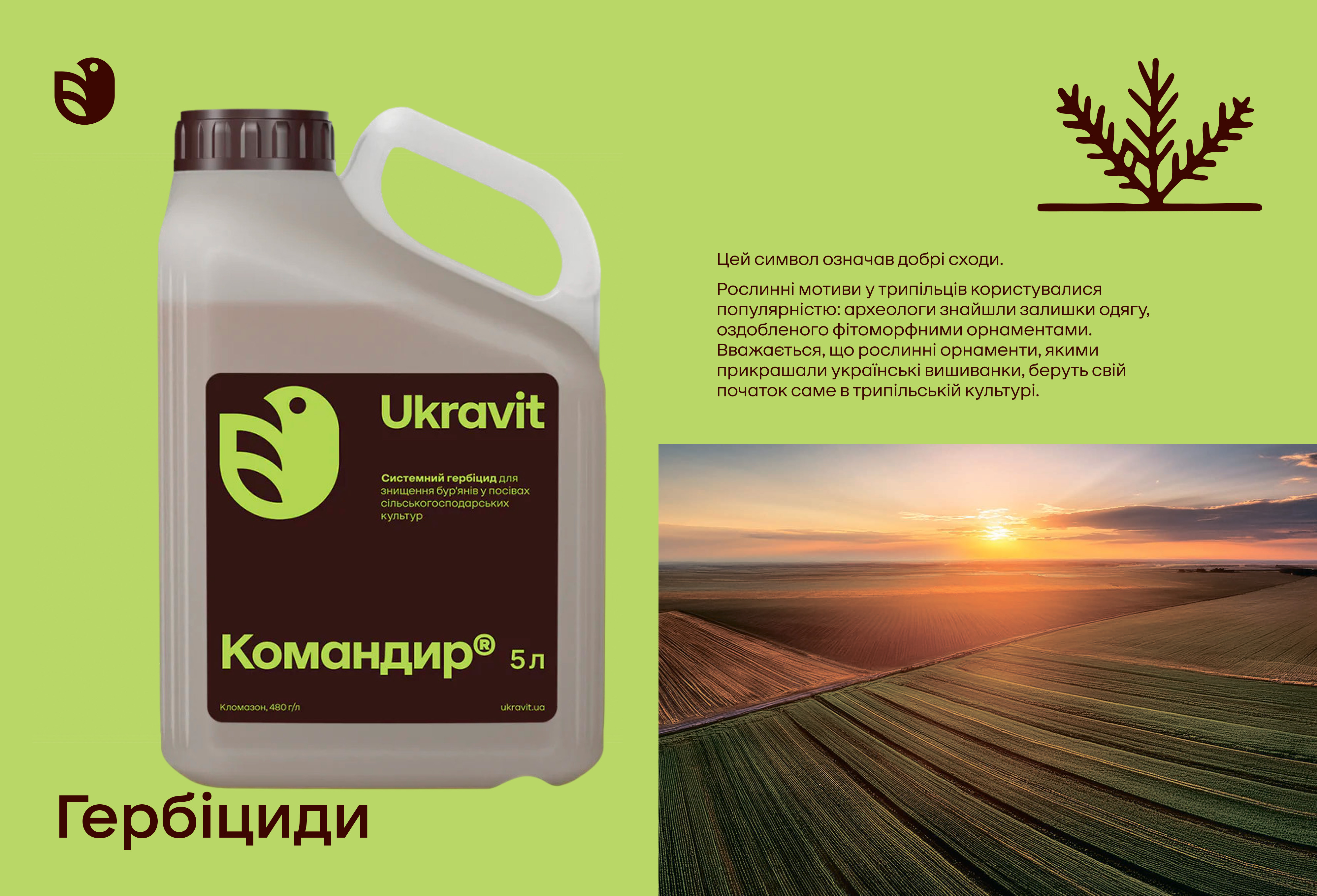 Гербіцид Командир (кломазон) – Укравит