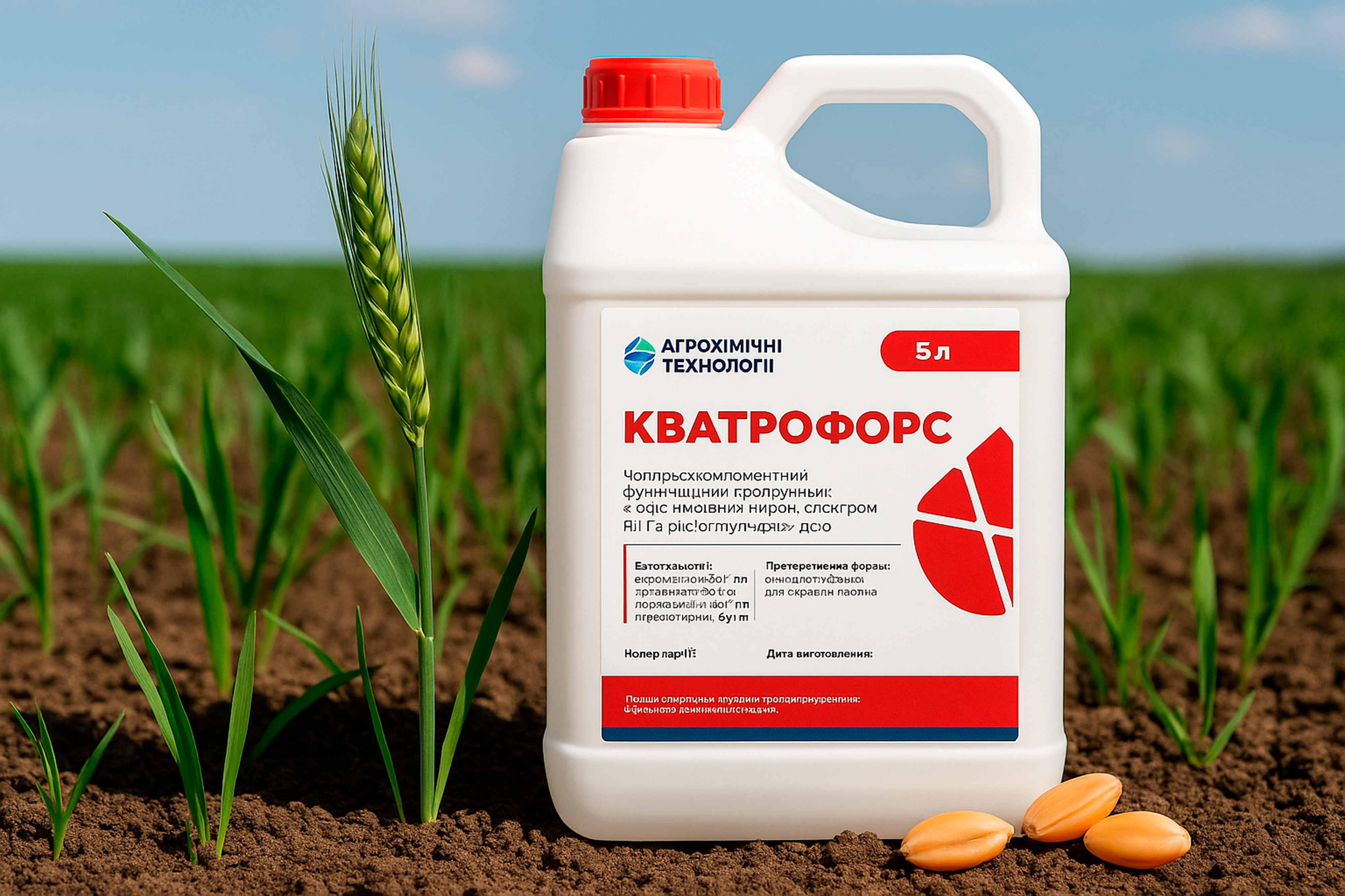Кватрофорс — фунгіцидний протруйник насіння на основі флутриафолу, імазалілу, металаксил-М, піраклостробіну