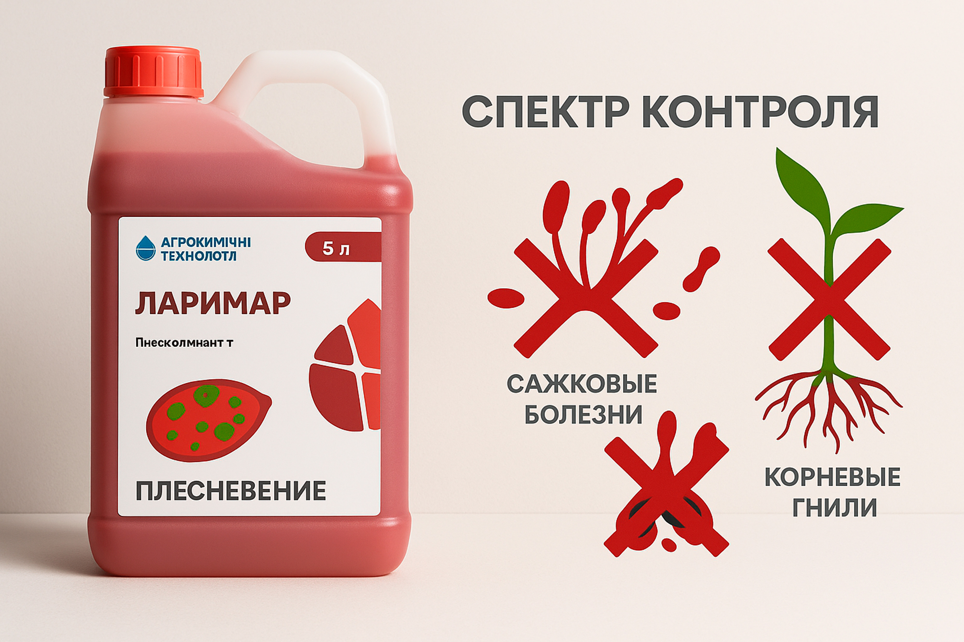 Спектр контролю Ларимар — основні хвороби зернових культур