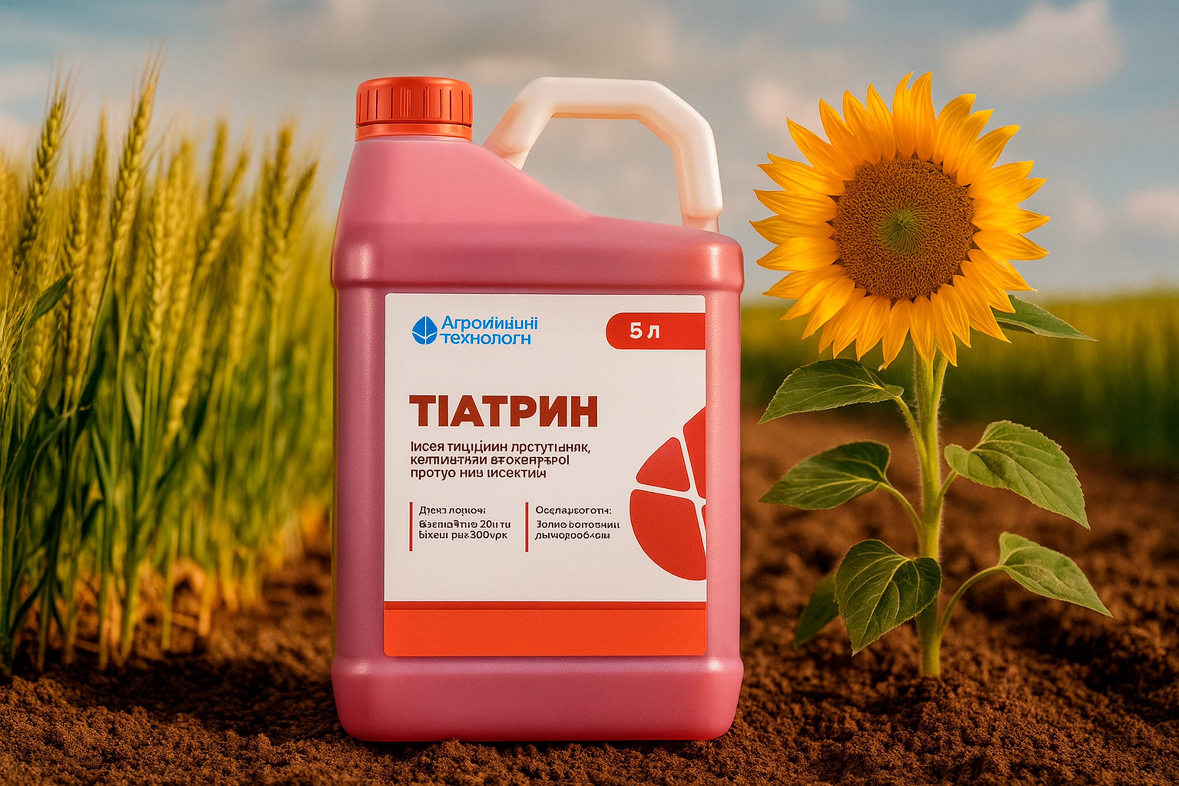 Тіатрин — інсектицидний протруйник насіння пшениці та соняшнику купити, ціна 5 л