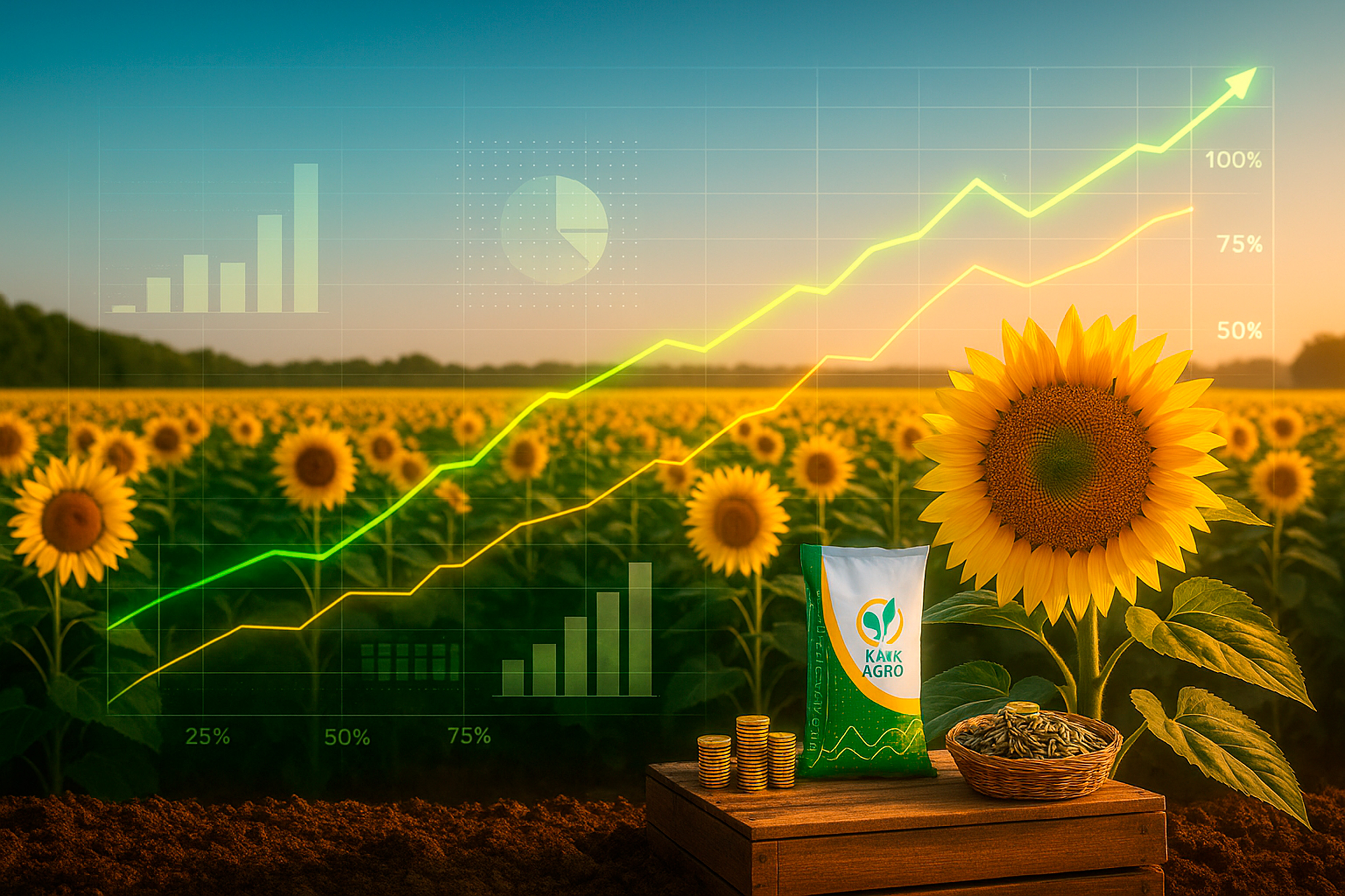 Купити насіння соняшнику «АСЕДО» ® (KMK AGRO)