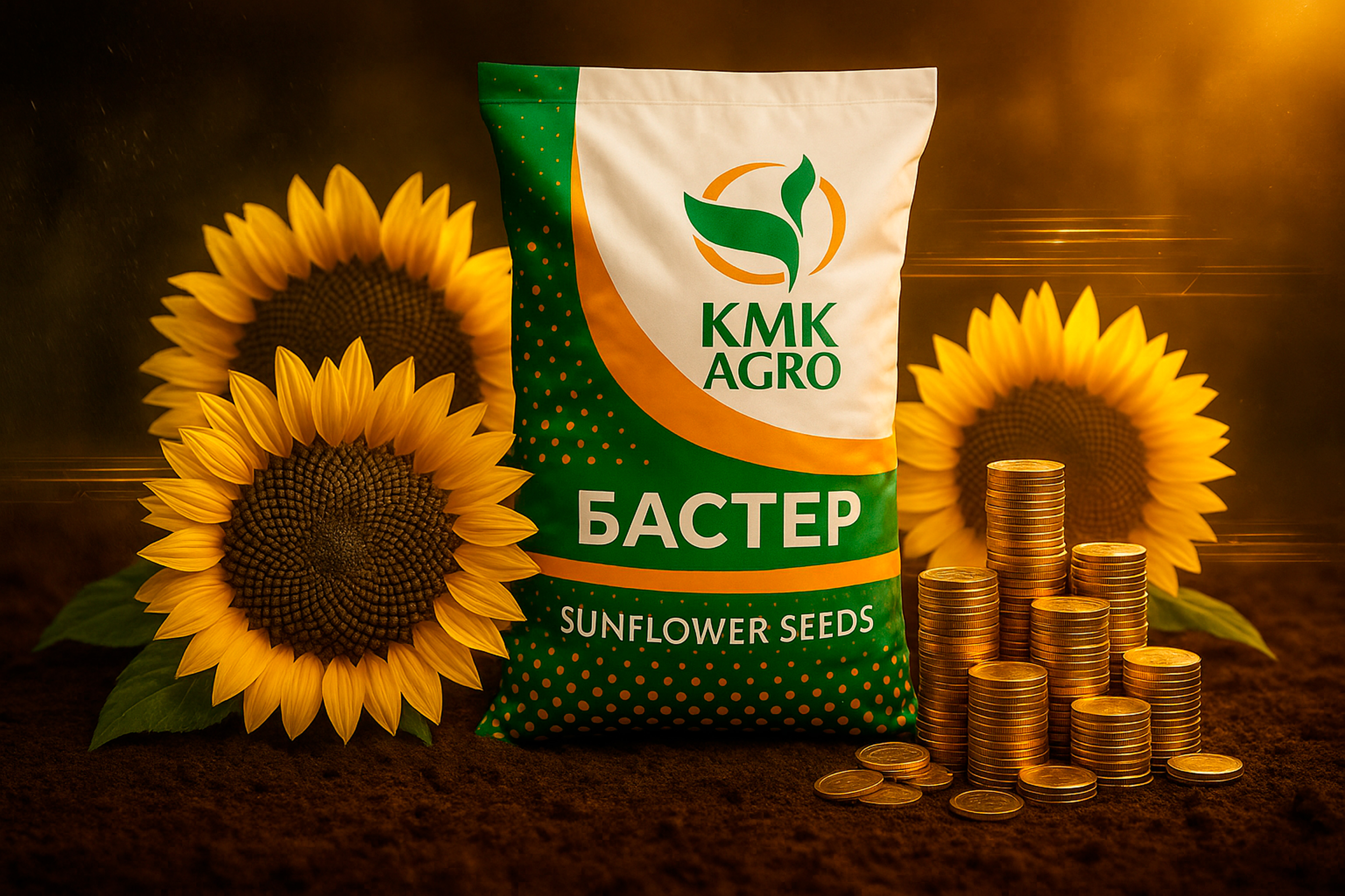 Купити насіння соняшнику «БАСТЕР» ® (КМК АГРО)