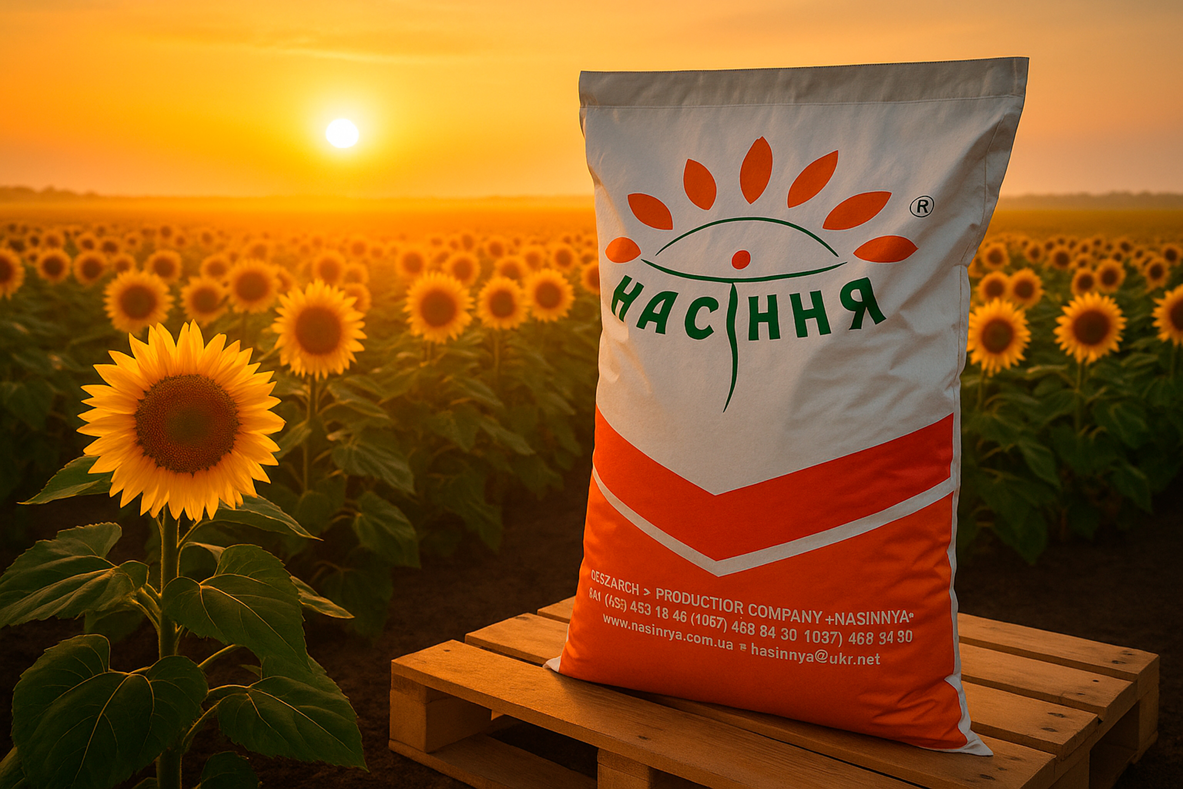 Асортимент насіння соняшнику та кукурудзи ПП «НВП «Насіння»®